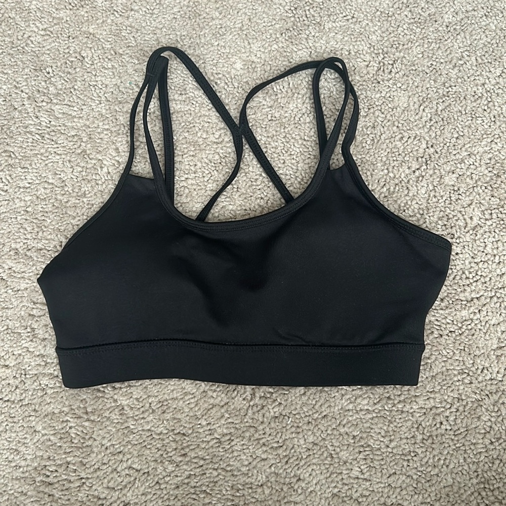 BRAND NEW black sports bra